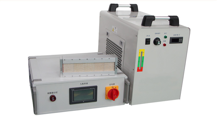 UV LED固化光源設(shè)備的三大配置照射頭、水冷機(jī)、電源驅(qū)動